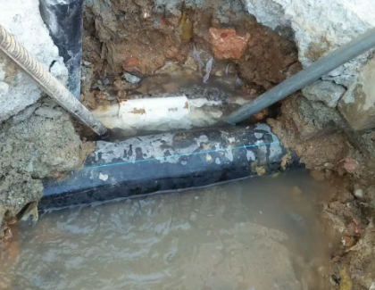 宁陕测漏水之水管漏水